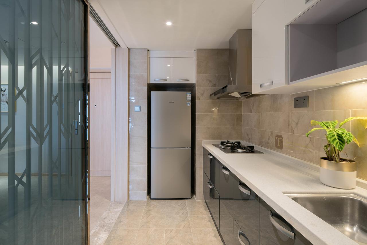Tianfu In Service Apartement Чънду Екстериор снимка