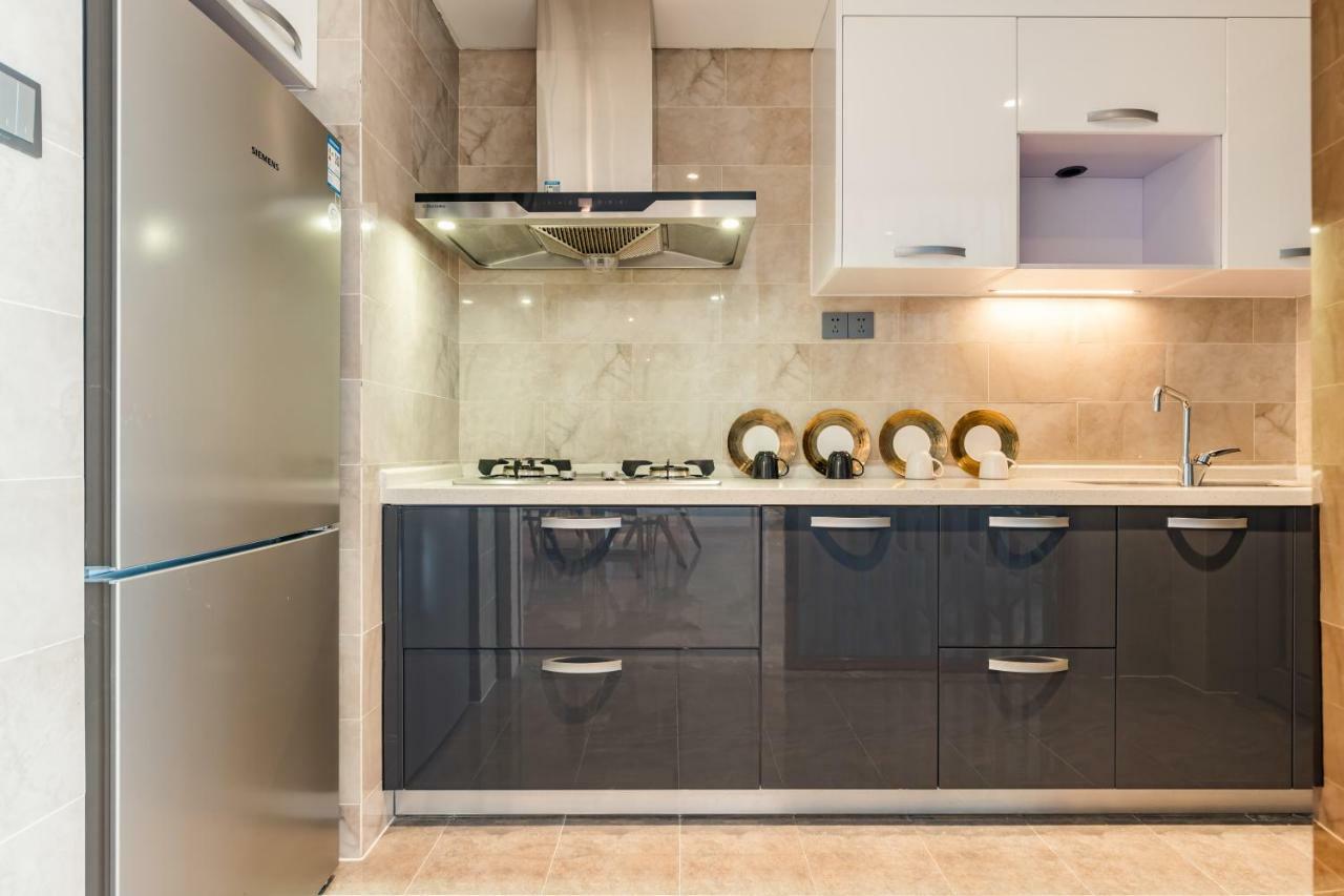 Tianfu In Service Apartement Чънду Екстериор снимка