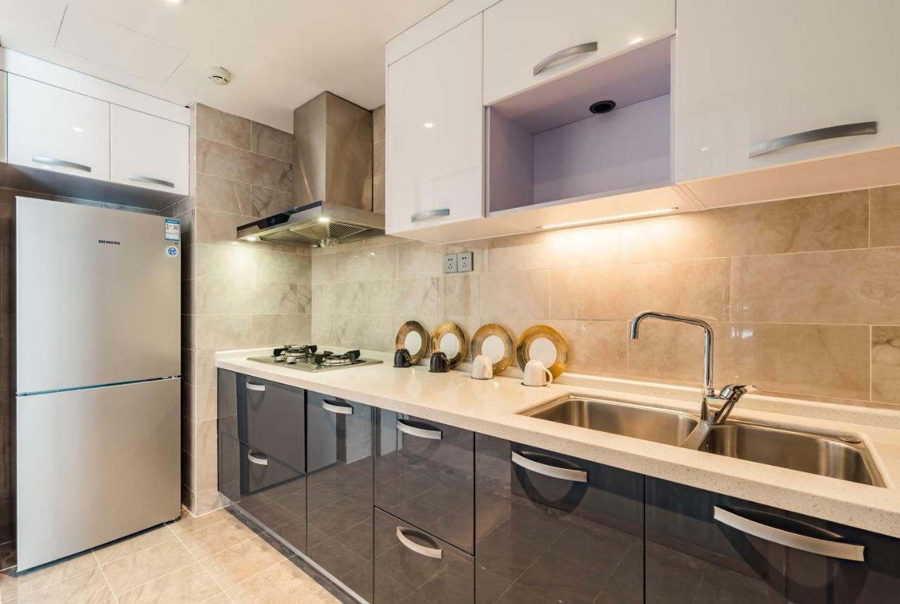 Tianfu In Service Apartement Чънду Екстериор снимка
